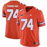 Florida Gators 74 Jack Youngblood Orange College Football Jersey Dzhi,baseball caps,new era cap wholesale,wholesale hats